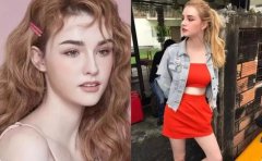 19岁嫩模被捧为神仙颜值，她其实也是换头girl？ width=