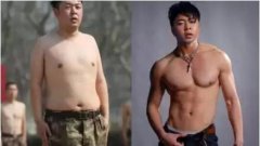 杜海涛晒健身对比照，怒秀肌肉男人味爆棚！ width=