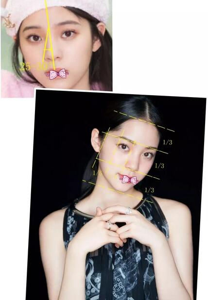 欧阳娜娜P图露馅告诉大家：高挺并不是鼻部美学的惟一标准！