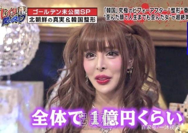 日本女星Vanilla Chamu想变法国娃娃，砸2亿日元整形超过百次～